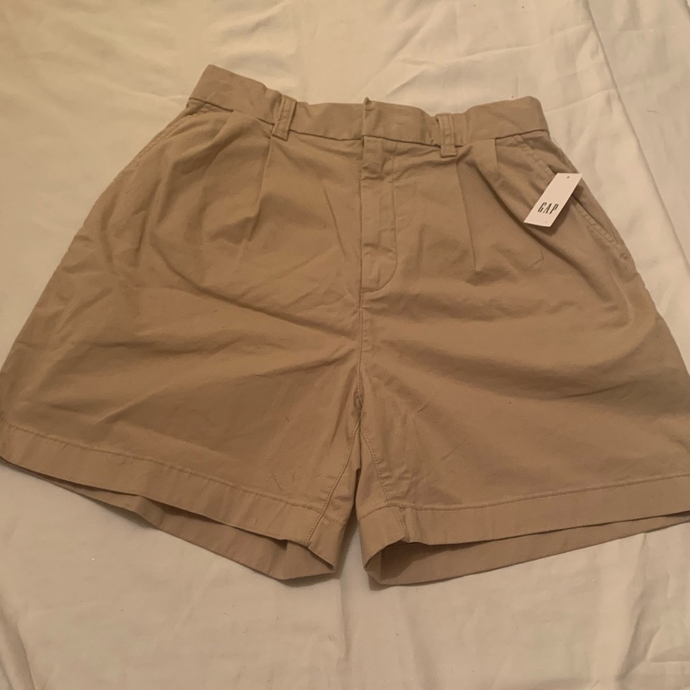 Gap womens high rise khaki shorts